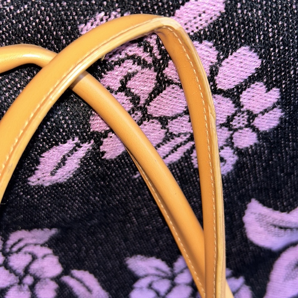 Vintage “PRADA”Denim and Tan Women's Bag - Picture 10 of 16